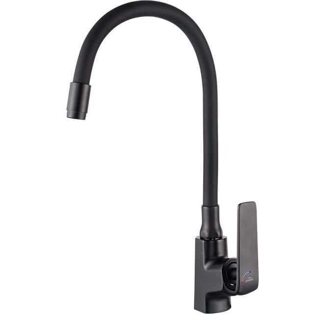 INVENA Bateria kuchenna stojąca LIGARIA z systemem Eco Start czarna B