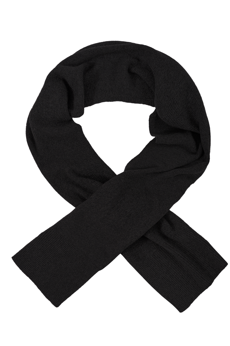 Szalik kaszmirowy, czarny