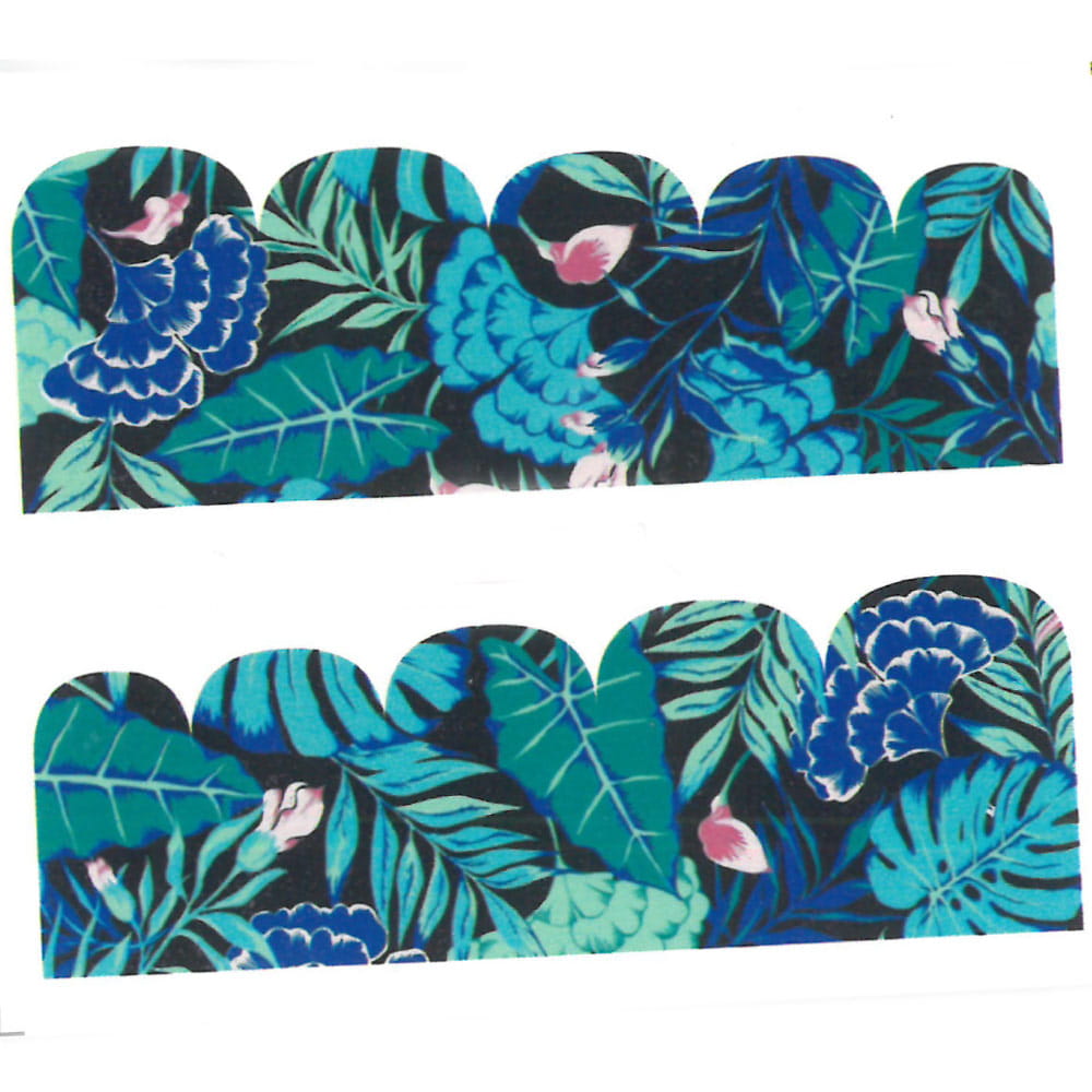 Naklejki wodne do paznokci rośliny BN-967