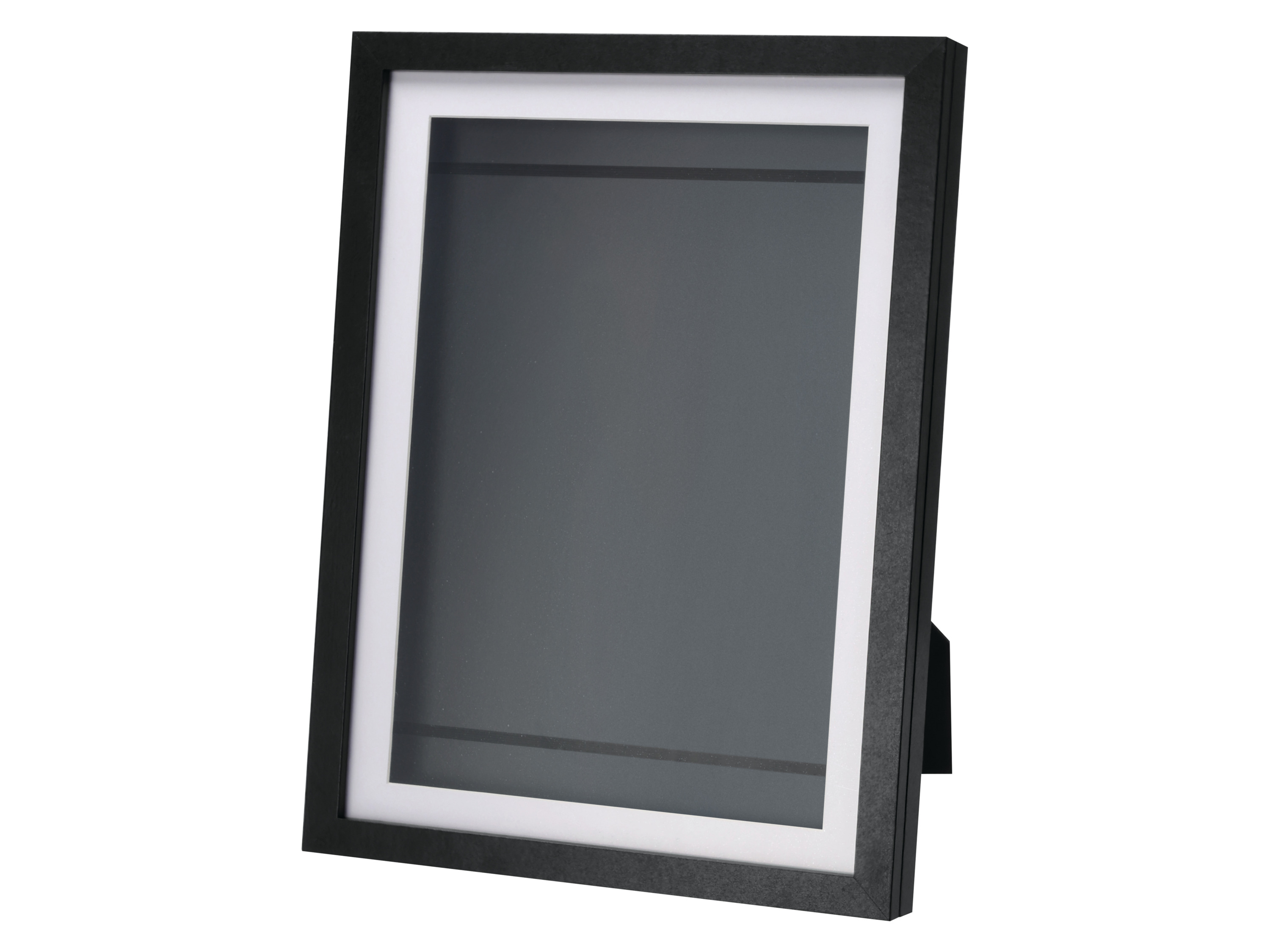Livarno Ramka na zdjęcia z przegrodą do przechowywania Czarny