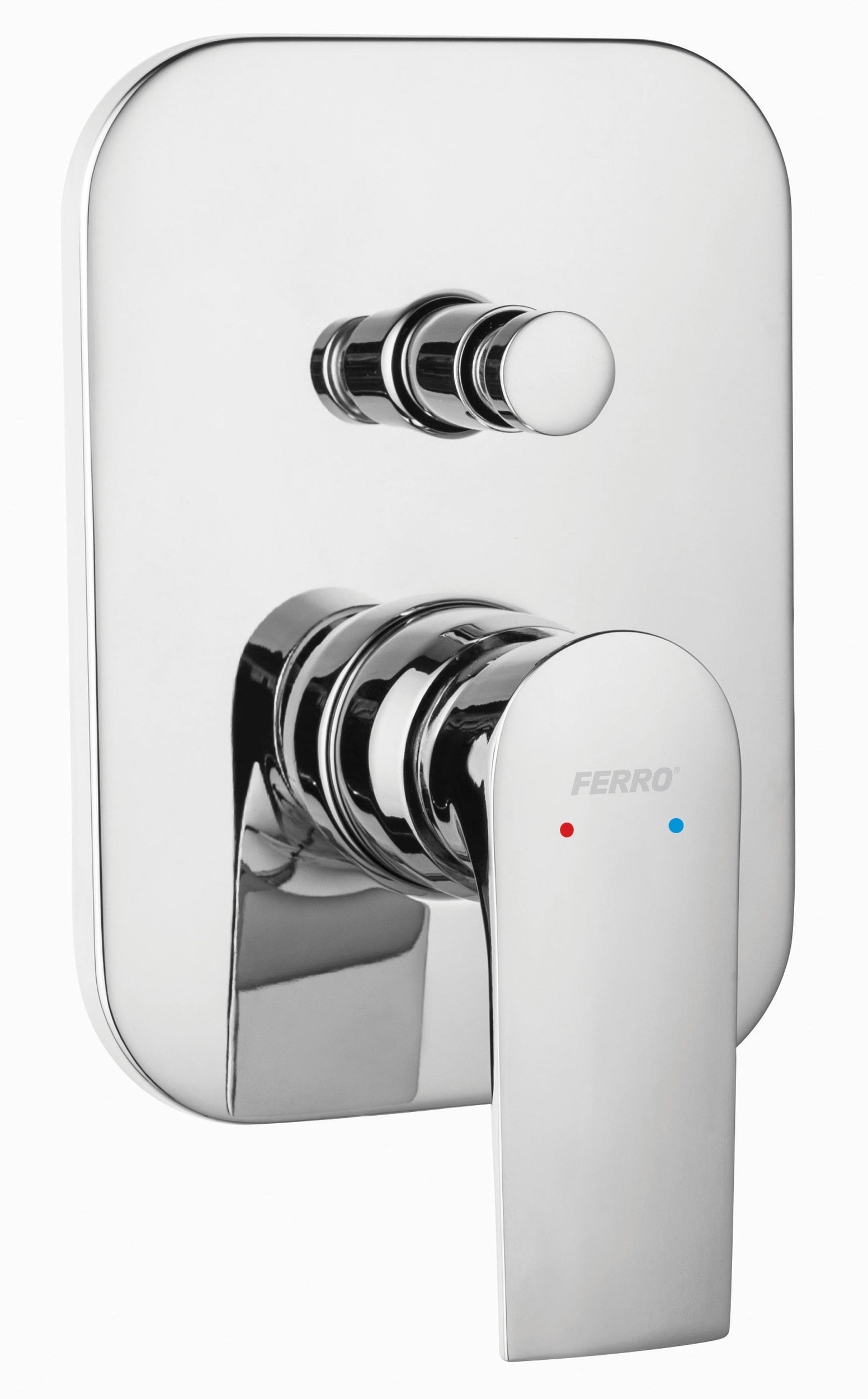 Darmowa Dostawa - Bateria wannowo-prysznicowa podtynkowa Ferro Algeo Square BAQ7P