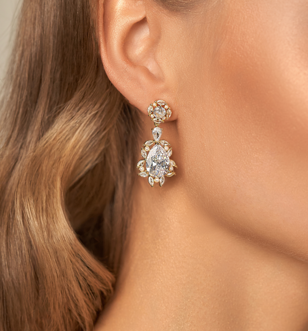 Kolczyki kryształowe Zeitaku KSS1477