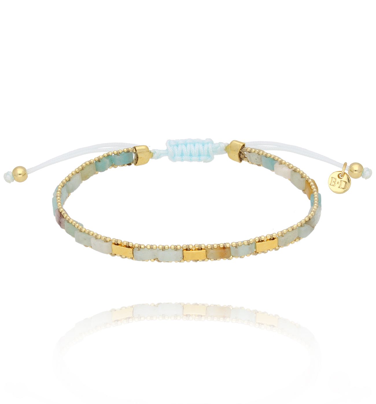 Bransoletka z amazonitami BSC2128