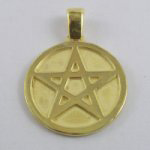 Pentagram 5 - pozłacany
