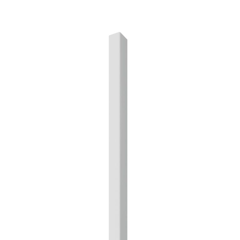 Lamel ścienny pojedynczy biały Stegu Linea Slim Single 265x2,2 cm listwa dekoracyjna 1 szt.
