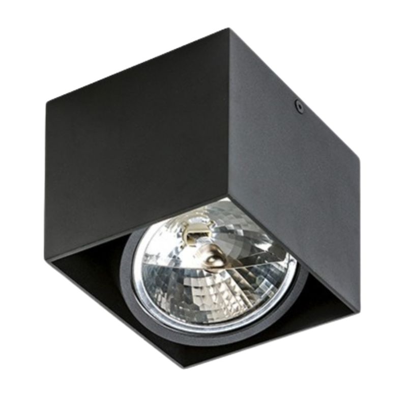 Lampa sufitowa natynkowa Azzardo Alex 12V Ip20 czarna 1 Szt