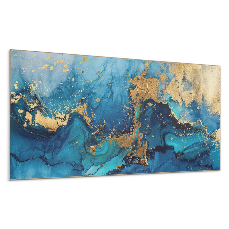 Panel samoprzylepny Wallfluent 120x60 cm Wodny wzór w stylu abstrakcyjnym 1 szt.