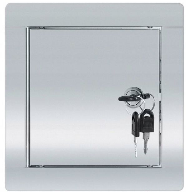 Drzwiczki FEINZ Rewizyjne Metalowe Zamek 10X10Cm 1 szt.