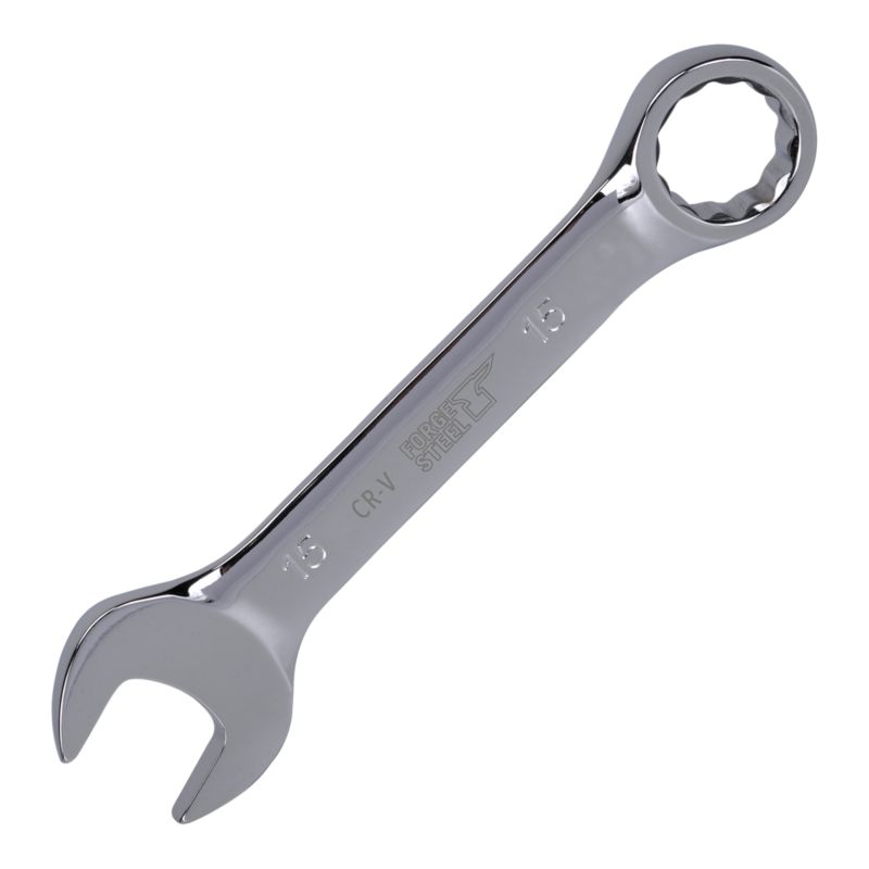 Klucz płasko-oczkowy Forge Steel krótki 15 mm