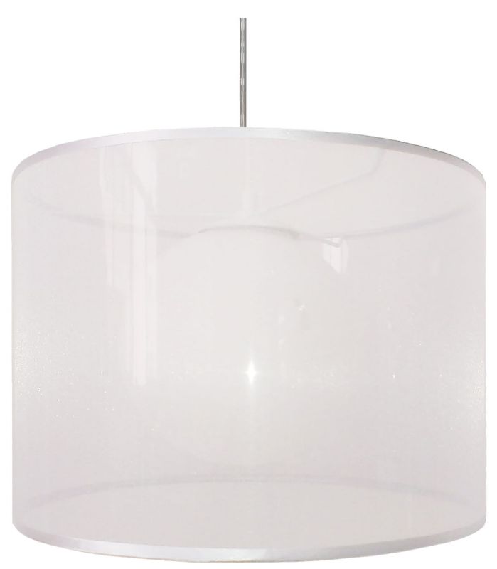 Lampa sufitowa Candellux Chicago biała wym: 110 x 35 x 35 cm 1xE27 x 60W 1 szt.