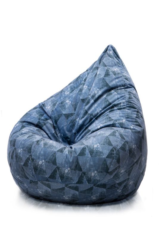 Pufa FLIK GEO Marbet Design worek siedzisko sako 80 cm