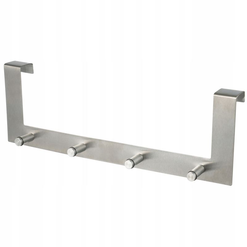 Haczyk wieszak na drzwi Rodeno srebrny stalowy 1 szt.