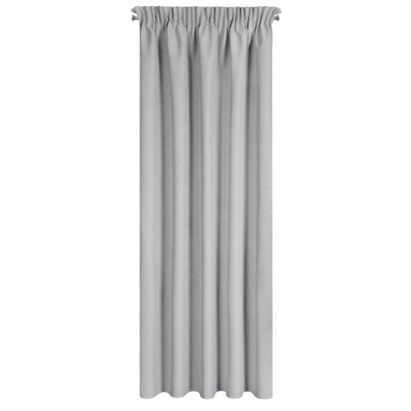 Zasłona SUZAN Eurofirany 135 x 270 cm zaciemniająca blackout stalowa 1 szt.