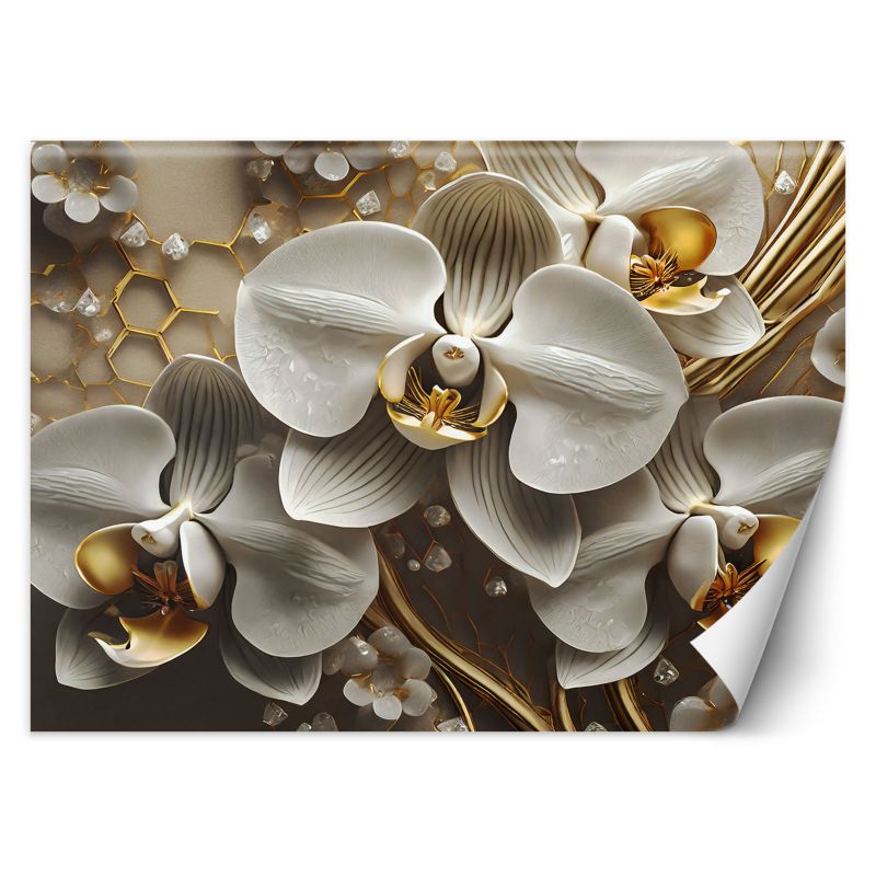 Fototapeta Feeby Złota Orchidea 350x245 1 szt