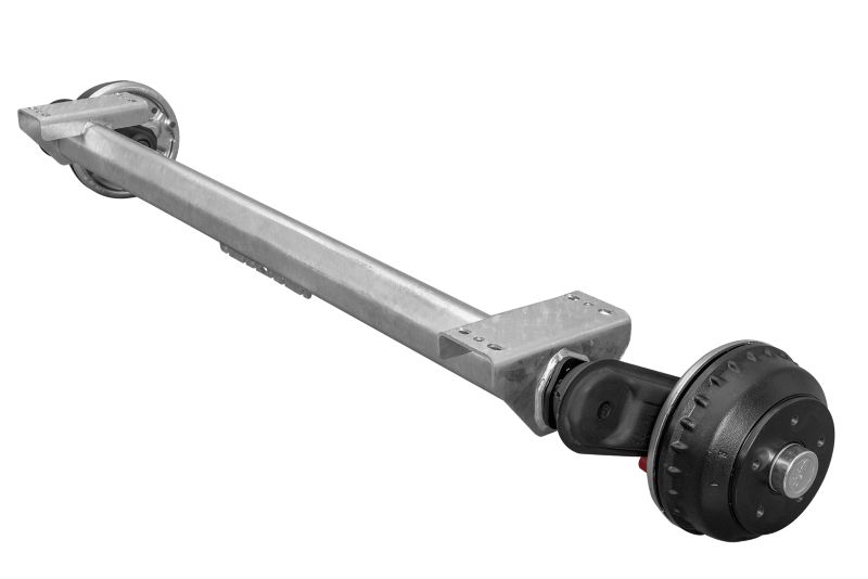 Oś hamowana AL-KO COMPACT do przyczepy podłodziowej 1000kg 1254mm 1700mm 5x112 1 szt.