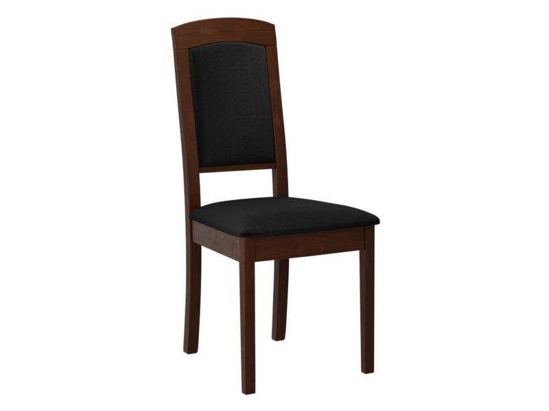 Krzesło MIRJAN 24 tapicerowane Roma XIV orzech/czarny aksamit 1 szt.