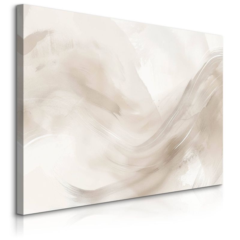 Obraz Muralo Abstrakcja Beżowy Marmur Styl Nowoczesny 70x50 cm 1 szt.