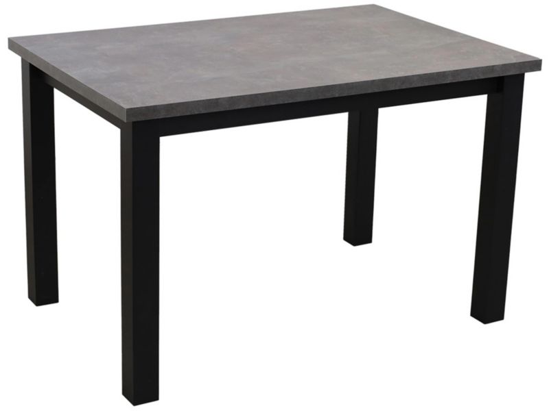 Stół do kuchni jadalni salonu Bonni Lap 120x80 Czarny/Beton 1 szt.