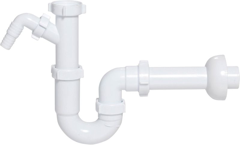 Półsyfon do zlewozmywaka 1-komorowego Ani-plast rurowy