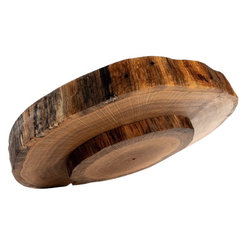 Drewniana taca obrotowa MODO24 dąb plaster 20-25 cm 1 szt.