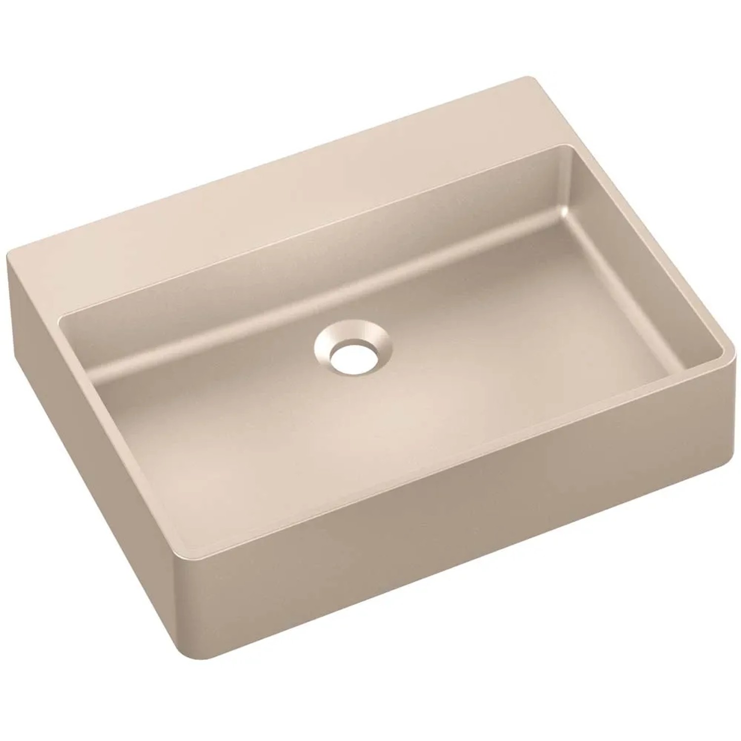 Axis Umywalka SILBA 55 nablatowa granitowa latte