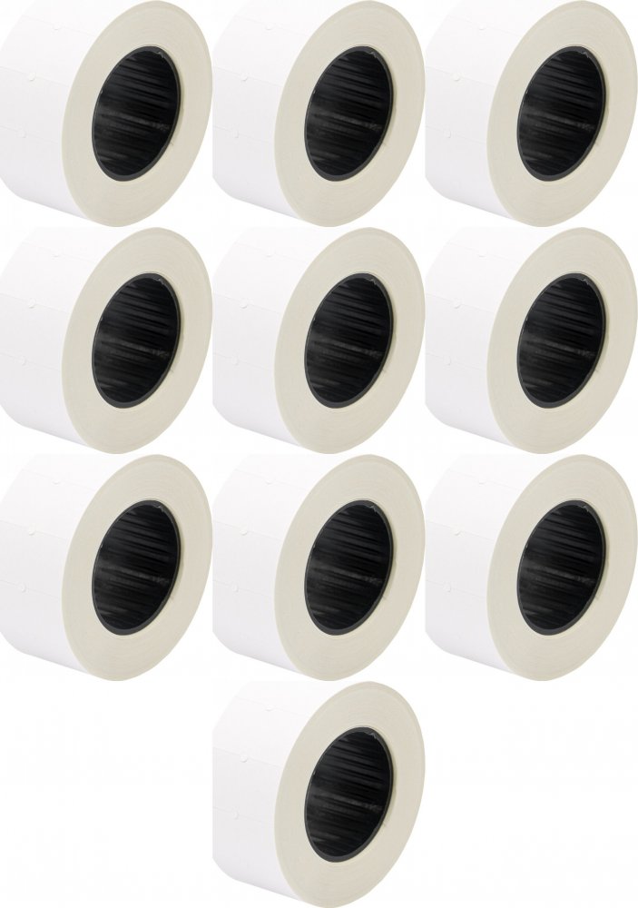10x Taśma do metkownicy Studio Cen Hallo, 700 etykiet, 24x15.5mm, biały