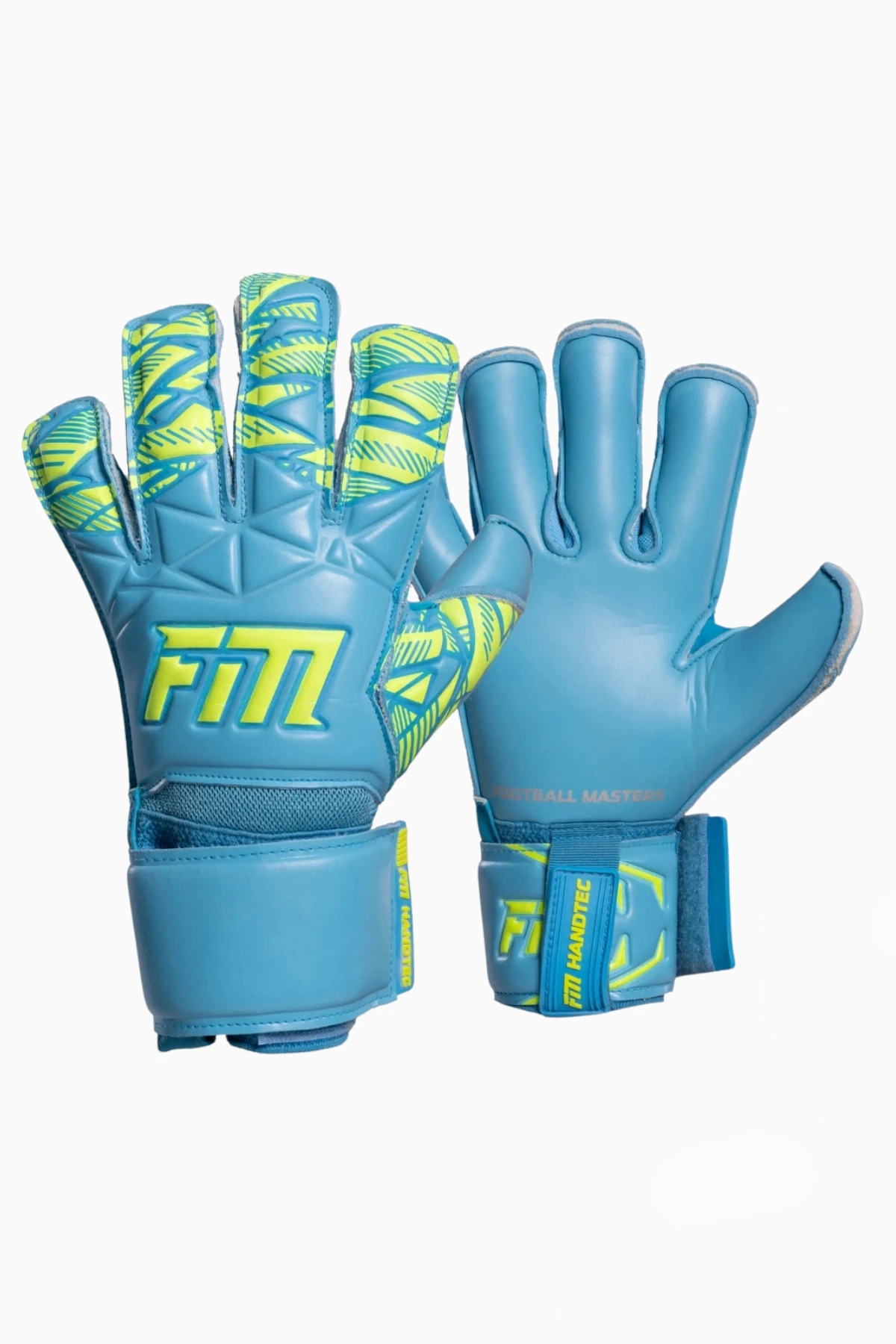 Rękawice Football Masters Invictus X Junior - Niebieski