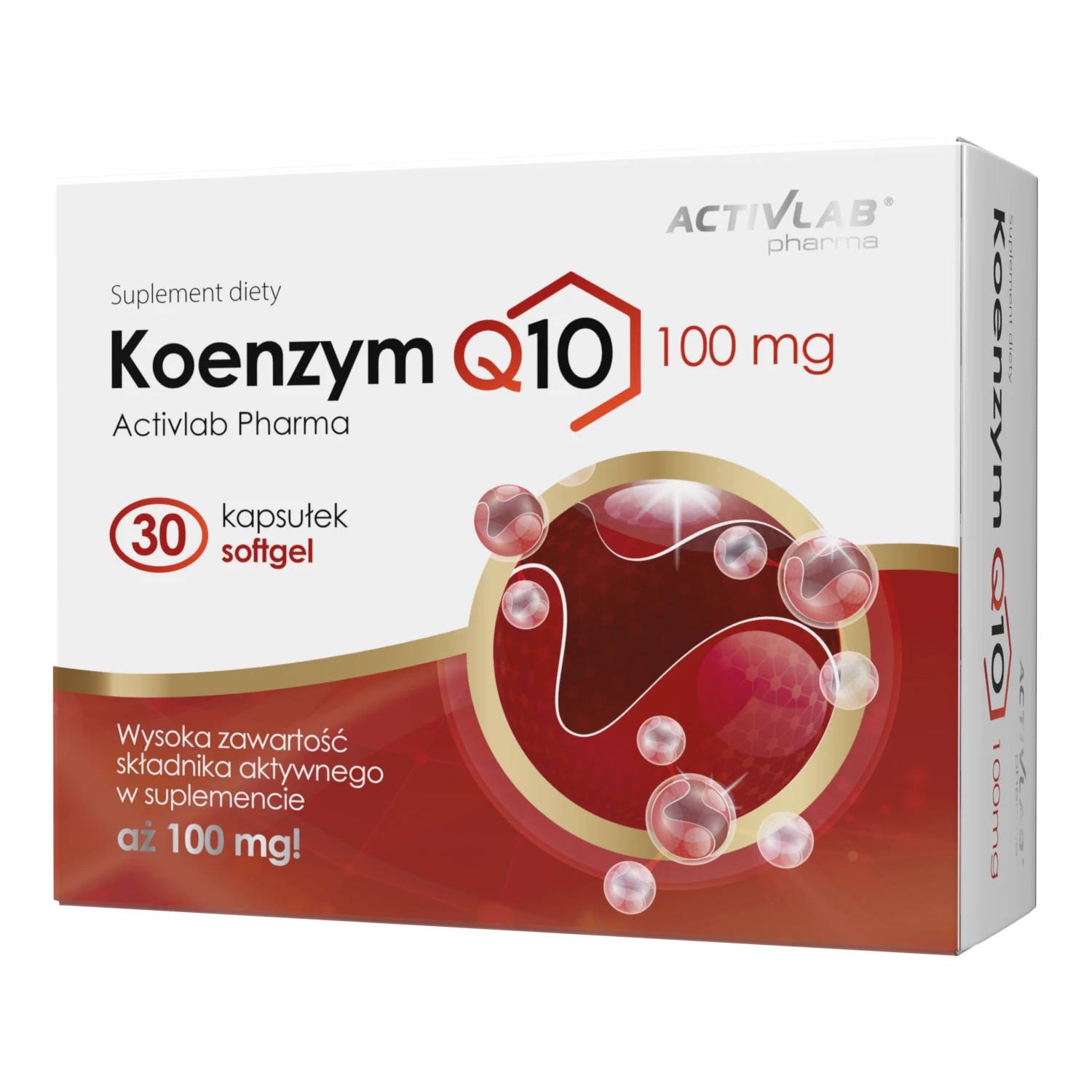 Activlab koenzym q10 100 mg, 30 kapsułek