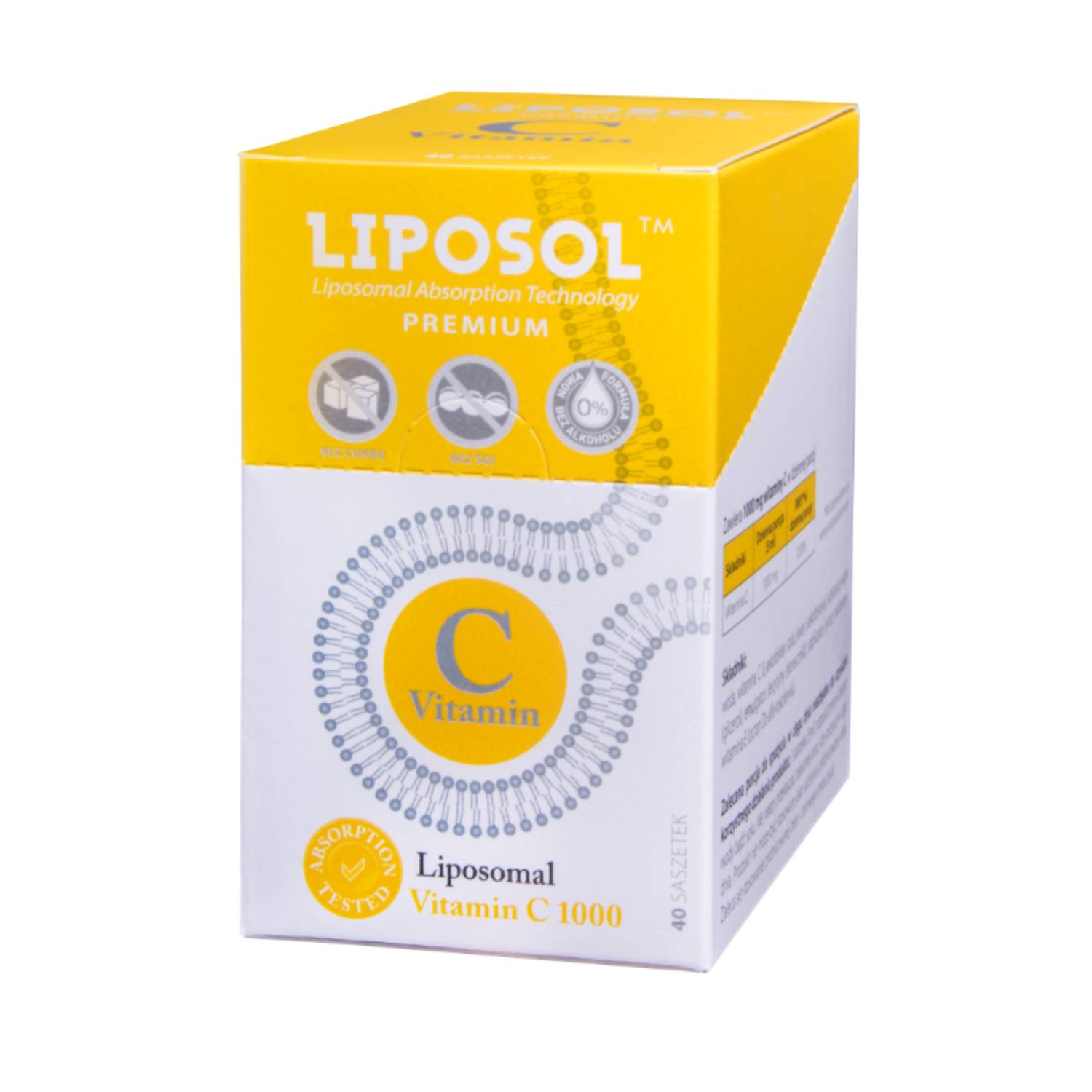 Aliness liposomal c 1000 mg, 40 saszetek