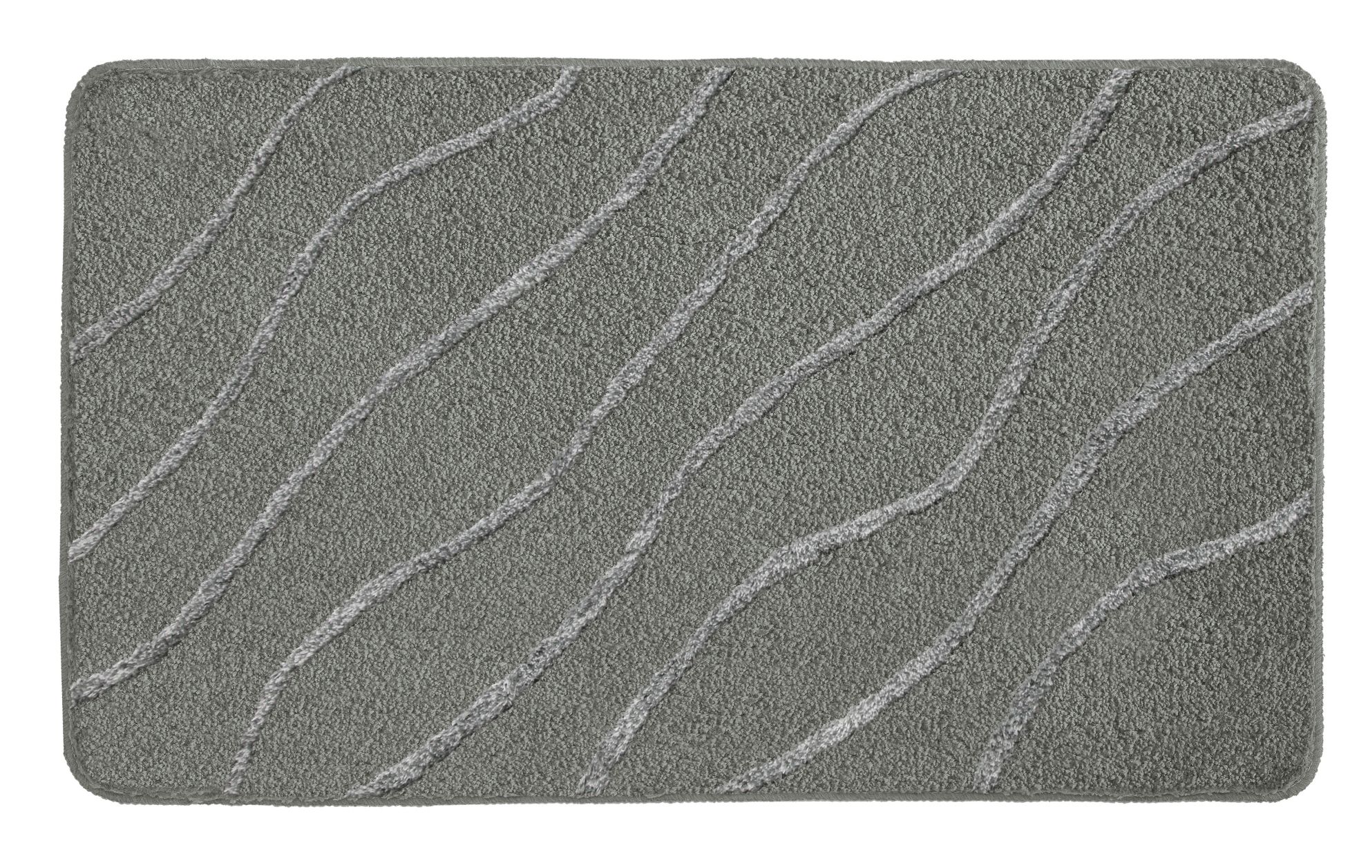 Kleine Wolke Tram dywanik łazienkowy140x80 cm szary 9189901657