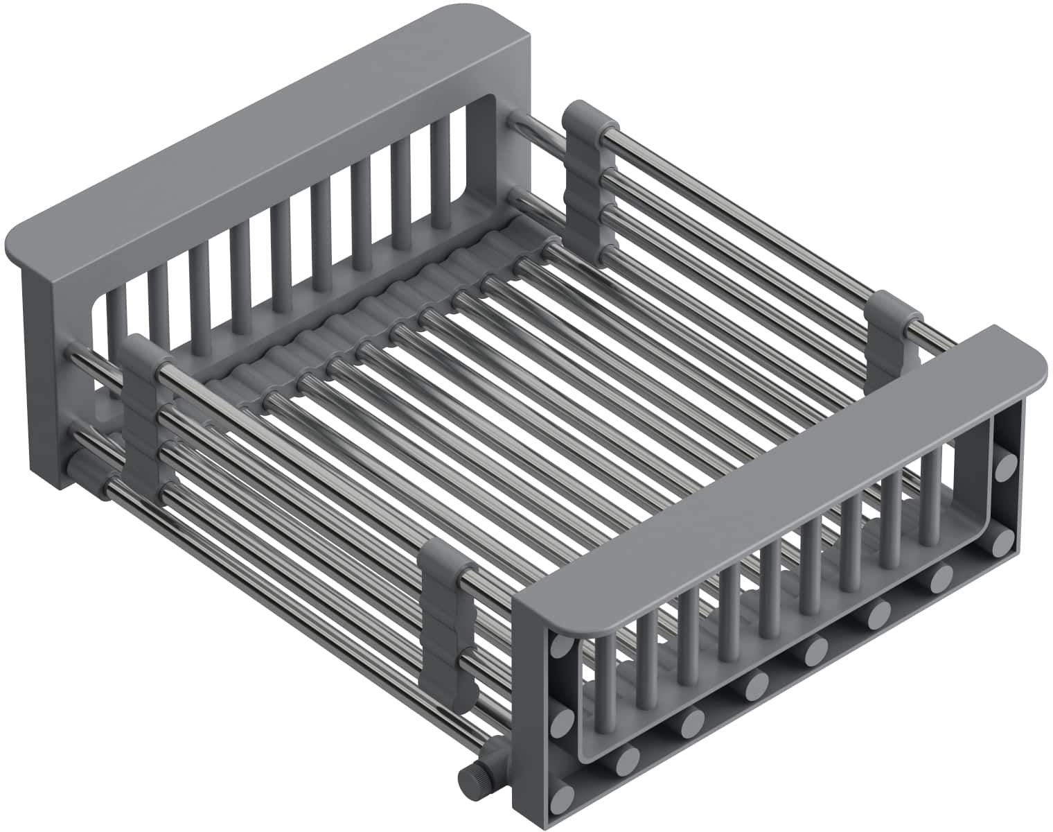 Quadron wkład ociekowy stal/szary B3821_GR