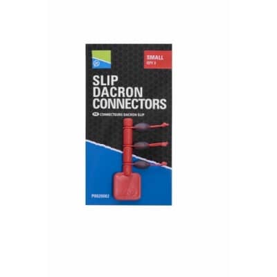 Preston Slip Dacron Small Czerwony