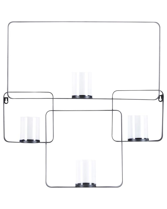 Świecznik wiszący Palawan Metal Czarny 1 szt.