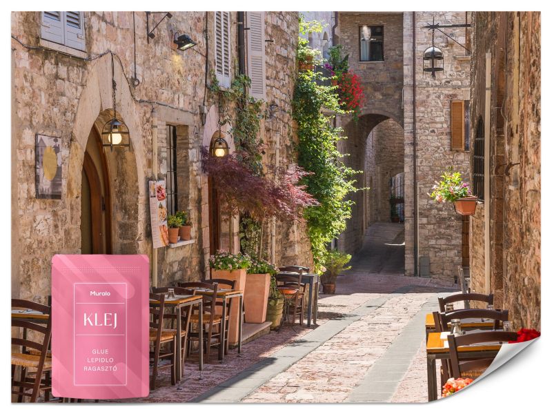 Fototapeta Muralo Włoska Uliczka 300x210 cm 1szt.
