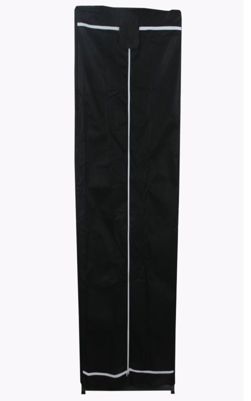 Pokrowiec ochronny na regał MODO24 270X45X45 cm futerał na stojak czarny 1 szt.