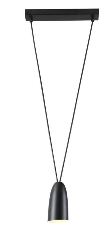 Lampa wisząca Maxlight Sistema 6880 czarna industrialna 1xG9 x 1 szt.