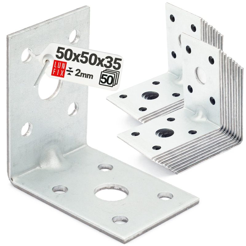 Kątownik ciesielski Lun Fix 50x50x35x2 50szt.