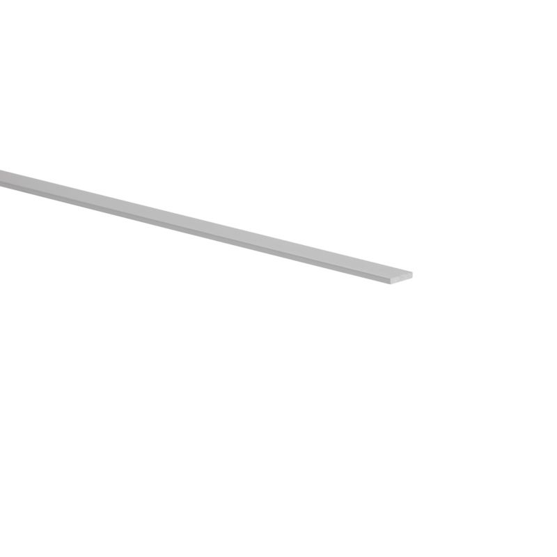 Płaskownik aluminiowy gładki 1000 x 10 x 2 mm szary