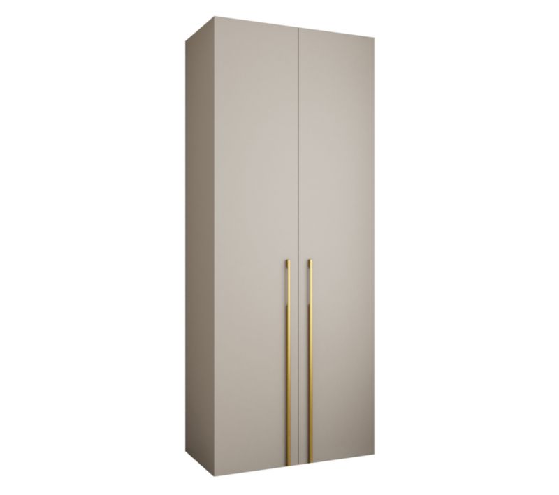 Szafa uchylna Garderoba COMO 3 100 (kaszmir/złoty)