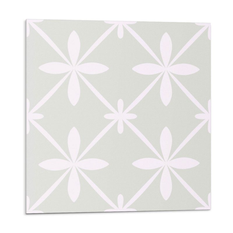 Kafelki samoprzylepne Wallfluent 20x20 cm Florystyczna siatka z kwiatami 20 szt.