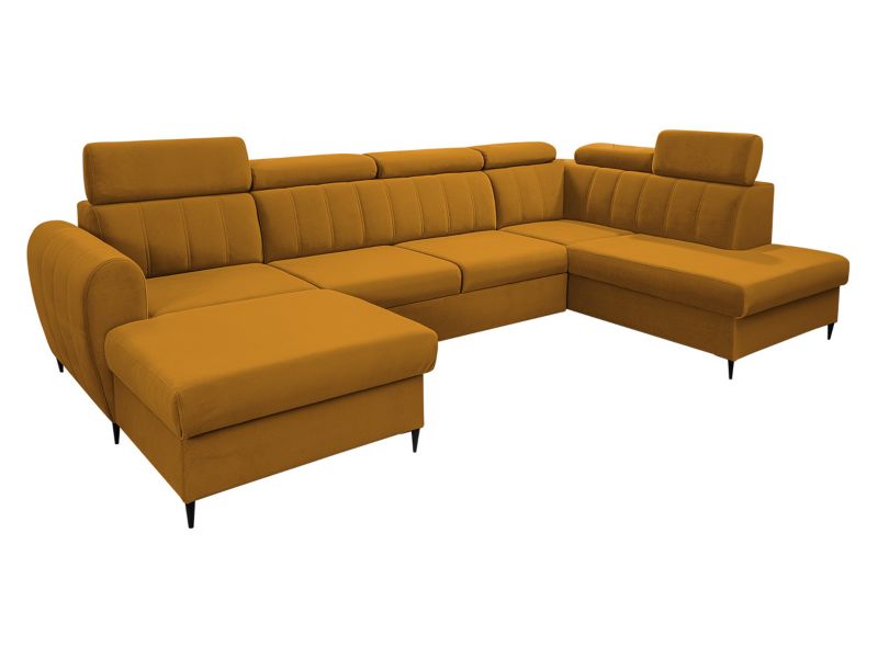 Narożnik z funkcją spania MIRJAN 24 Forio XL lewy dijon 1 szt.