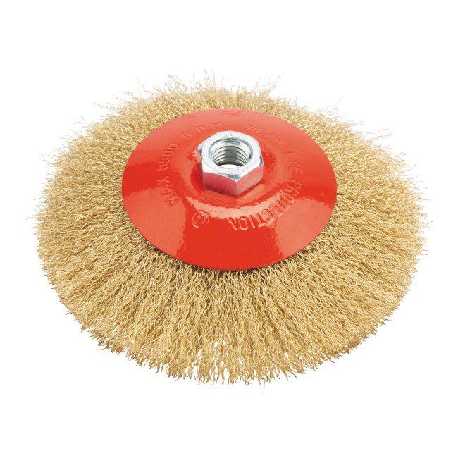 Szczotka tarczowa Universal z trzpieniem M14 stal śr. 150 mm