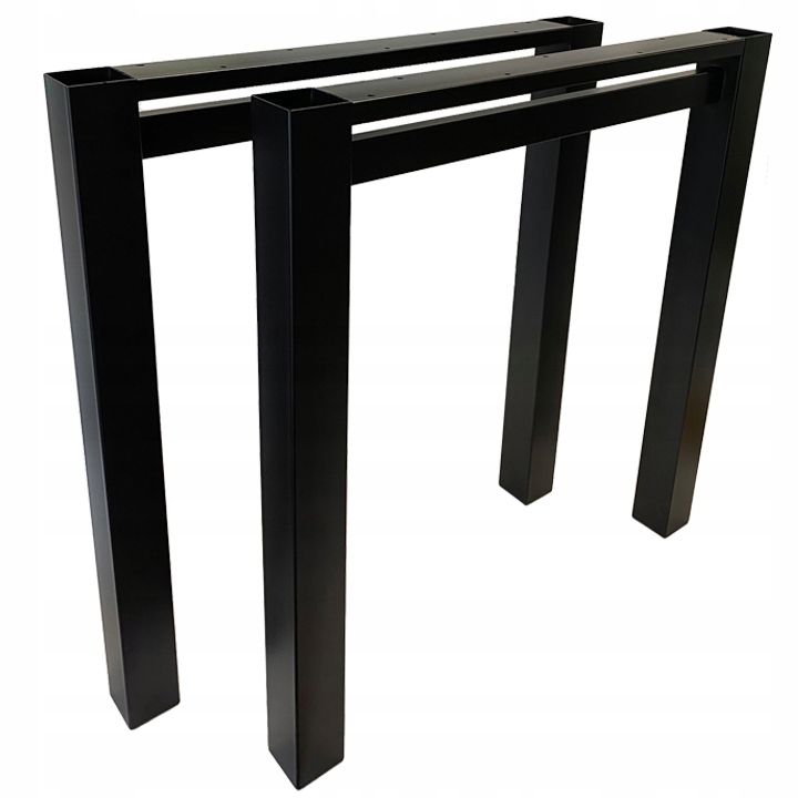 Nogi DREWIK V0 metalowe U do stołu loft industrial czarne 2 szt.