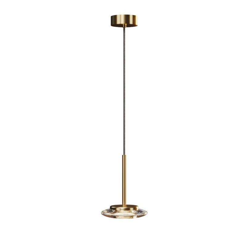 Lampa sufitowa Maxlight LUNARIS złota LED 6W biały ciepły 3000KK 307lm IP20 - 1 szt