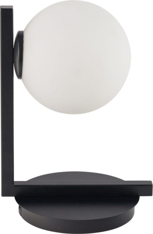 Lampa stołowa Sigma Lighting Andy czarno-biała 1 x G9 x 12W IP20 wym: 27 x 19 x 16 cm metal - 1 szt.