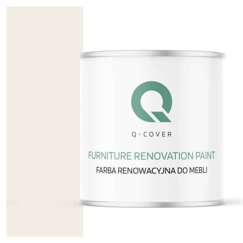 Farba Renowacyjna do Mebli Q-Cover Biały alpejski RAL9010 Mat 2.5L