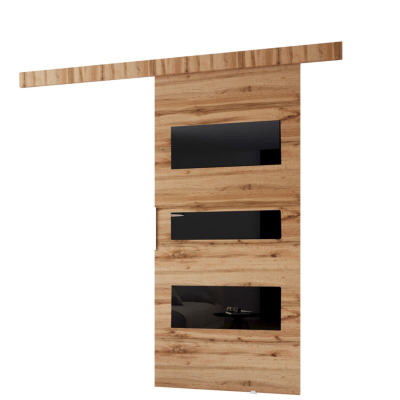 Drzwi przesuwne MINIO go for it CLEAN C 76 cm dąb wotan 1 szt.