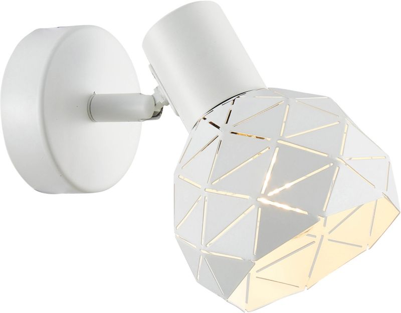 Spot Italux Harley 1 x E14 biały