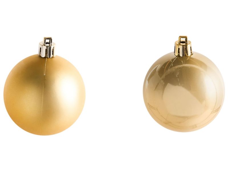 Zestaw 60 bombek Fegen Złoty 1 kpl