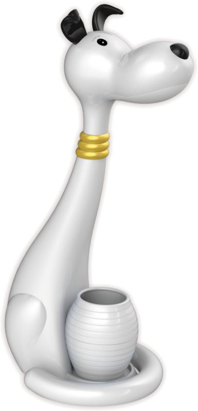 Lampka biurkowa Kaja Piesek biała LED 6W 3000K-6000K 530lm IP20 wym: 40 x 18 x 16 cm tworzywo sztuczne - 1 szt.